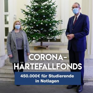 Corona-Härtefallfonds: 450.000€ für Studierende in Notlagen