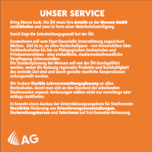Service für Studierende – weil Studium mehr ist als Prüfungsstress